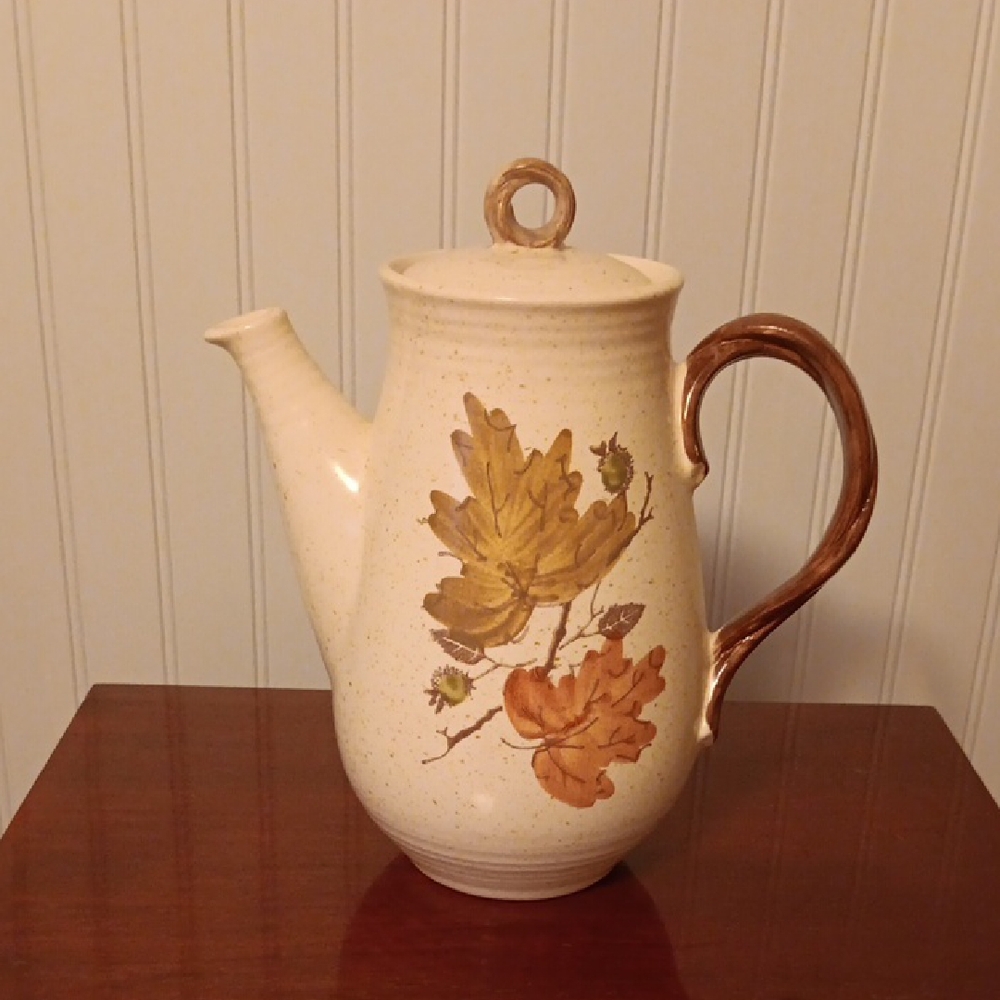 Poppytrail Woodland Gold Coffee Pot